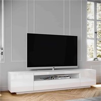 SAMSO TV STAND - WHITE FOR TVS UP TO 85"