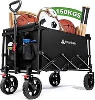 Hikenture Wagon Cart Foldable, 150kgs Large Capaci