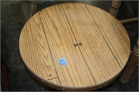 Barrel Bottom End Table
