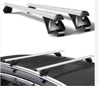 Universal  Car Roof Rack W/ Cross Bars Raised Side