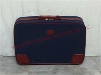 Vintage Blue Suitcase ~ 23.5"x16"x6"