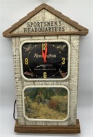 Remington Plastic,Cardboard Clock,untested