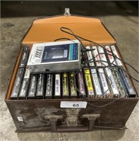 Vintage Cassette Player, Cassette Tapes.