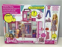 NIB Barbie Dream Closet.