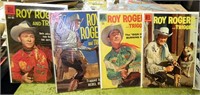 (4) 1950/60's Dell Roy Rogers & Trigger Comicbooks
