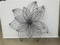 Metal flower wall decor or centerpiece, 3D