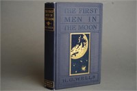 Wells. THE FIRST MEN IN THE MOON.1901. 1st ed