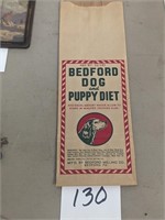 Bedford Milling Co. Dog Food Bag