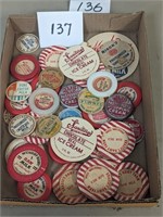 Lot of Local Milk Caps