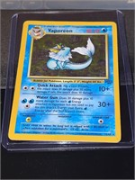 1999 Jungle Set Pokemon Holo Rare Vaporeon CARD