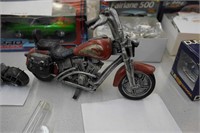 resin motorcycle, 15" long, 9" tall