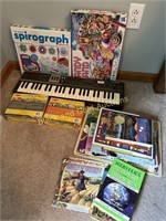 Children’s Games, Books, & A Casio Keyboard