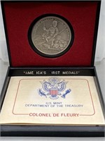 Americas First Medals Colonel De Fleury