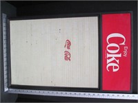 Plastic Coke Sign