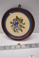 Pansy Needlepoint Picture