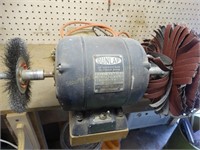 Dunlap 1/3HP bench grinder BRING TOOLS to remove