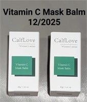 Lot of 2 Calflove Vitamin C Mask Balm