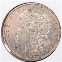 Coin 1878-P Morgan Silver Dollar Extra Fine +