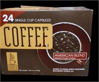 24 Single Cup Capsules Medium Roast Coffee