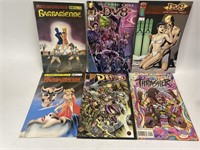 6 Adult Comic Books as Pictured