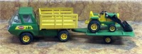 Vintage Tonka diecast panel truck/tractor