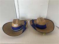 2 straw hats