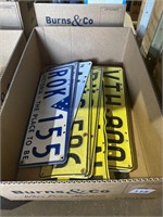 12 x Misc Number Plates