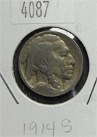 1914 S Buffalo Nickel G4 Condition
