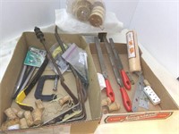Misc Tool Lot, Wood Circles, and more