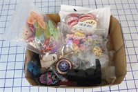 BOX OF CRAFT SUPPLIES, ETC.