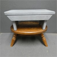 Pair of Wooden Step Stools