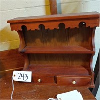 Wood Table-top Shelf