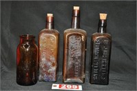 (3) Amber Bitter's bottles + "Milk Emulsion"