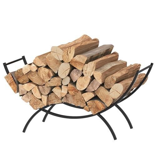 FAGIGY Firewood Rack Indoor,37inch Outdoor Wood Ra