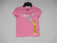 Puam Girl's 5 V-Neck T-shirt, Pink 5