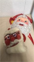 2 vintage Santa mask