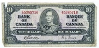 Bank of Canada 1937 Ten Dollars