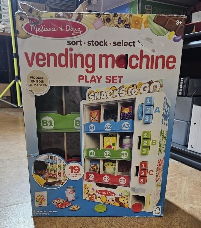 Melissa & Doug Vending Machine Play Set