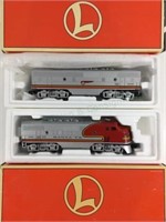 (2) Lionel Santa Fe Train Cars 2343 & 2343c