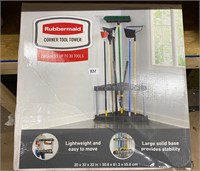 Rubbermaid Corner Tool Tower, 20x32x22" Holds 30