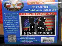 3x5 Never Forget 911 flag
