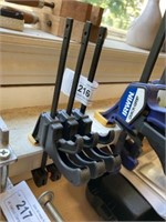 (3) 4" Quick Grip Clamps