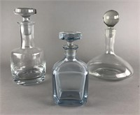 3 Crystal Decanters