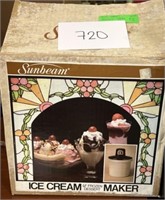 Vintage sunbeam ice cream maker