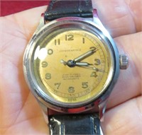 WWII 1944 Lockwood Mens Watch Inscribed Working!