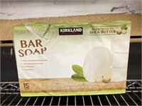 New Kirkland Signature Bar soap made with 5% Shea