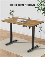 ErGear Adjustable Electric Standing Desk SEE DESC
