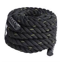Heavy Battle Exercise Rope 38mmx2.8m Yellow