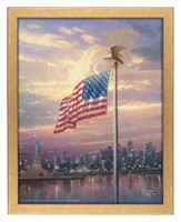 The Light of Freedom Gold Framed Thomas Kinkade