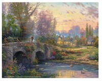 Cobblestone Evening by Thomas Kinkade